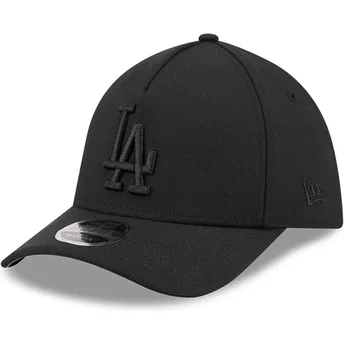 Sort buet kasket med justerbar pasform og sort logo 39THIRTY M-Crown A Frame fra Los Angeles Dodgers MLB fra New Era