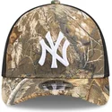 shapka-izvita-kamuflazh-reguliruema-39thirty-m-crown-a-frame-realtree-na-new-york-yankees-mlb-ot-new-era