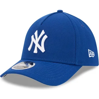 New Era Извита Козирка 39THIRTY M-Crown A Frame New York Yankees MLB Синя Шапка с Размер