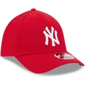 shapka-izvita-chervena-reguliruema-39thirty-m-crown-a-frame-na-new-york-yankees-mlb-ot-new-era