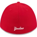 shapka-izvita-chervena-reguliruema-39thirty-m-crown-a-frame-na-new-york-yankees-mlb-ot-new-era