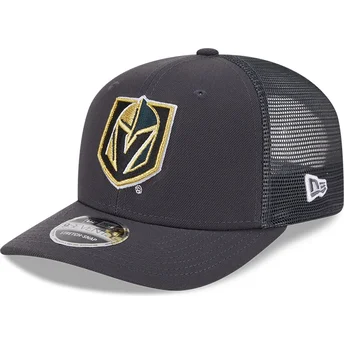Grå trucker-kasket 9SEVENTY Stretch Snap Evergreen fra Vegas Golden Knights NHL fra New Era