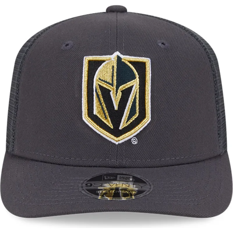 graue-trucker-kappe-9seventy-stretch-snap-evergreen-der-vegas-golden-knights-nhl-von-new-era