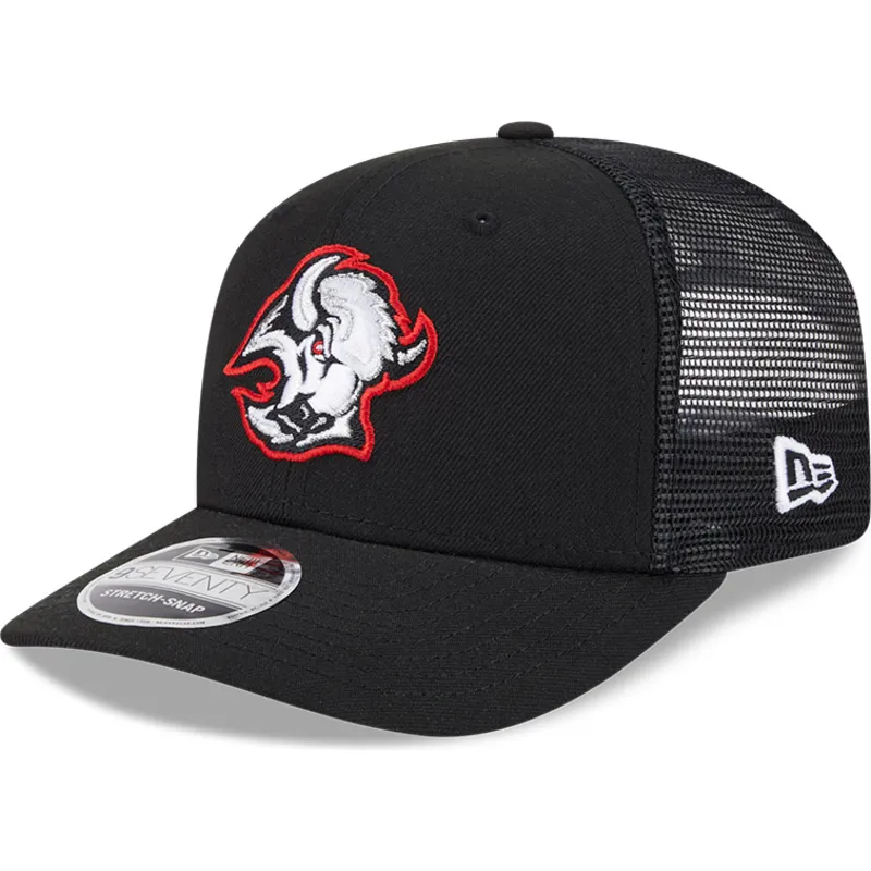 sort-9seventy-stretch-snap-evergreen-trucker-kasket-fra-buffalo-sabres-nhl-af-new-era