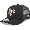 sort-9seventy-stretch-snap-evergreen-trucker-kasket-fra-pittsburgh-penguins-nhl-af-new-era