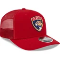 shapka-izvita-shapka-traker-chervena-snapbek-9seventy-stretch-snap-evergreen-na-florida-panthers-nhl-ot-new-era