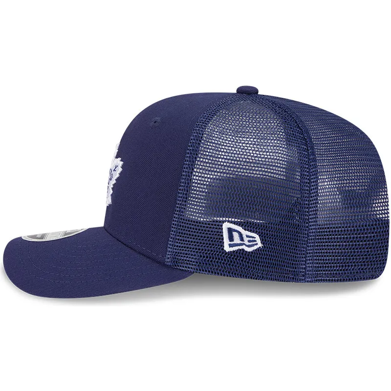 marinebla-trucker-kasket-9seventy-stretch-snap-evergreen-fra-toronto-maple-leafs-nhl-fra-new-era