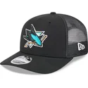sort-9seventy-stretch-snap-evergreen-trucker-kasket-fra-san-jose-sharks-nhl-af-new-era