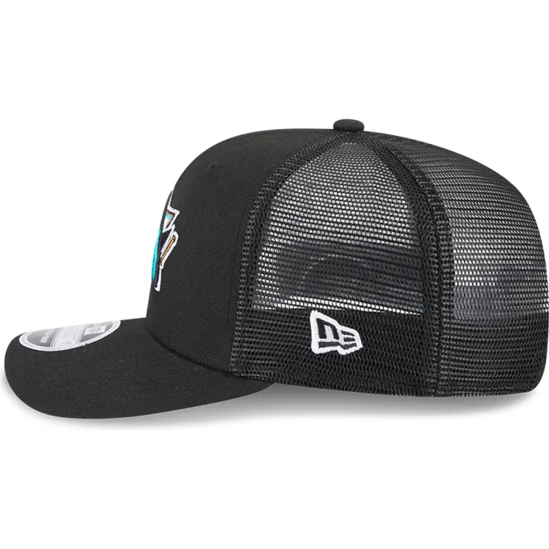 sort-9seventy-stretch-snap-evergreen-trucker-kasket-fra-san-jose-sharks-nhl-af-new-era