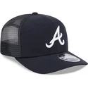 marinebla-trucker-kasket-9seventy-stretch-snap-evergreen-fra-atlanta-braves-mlb-fra-new-era