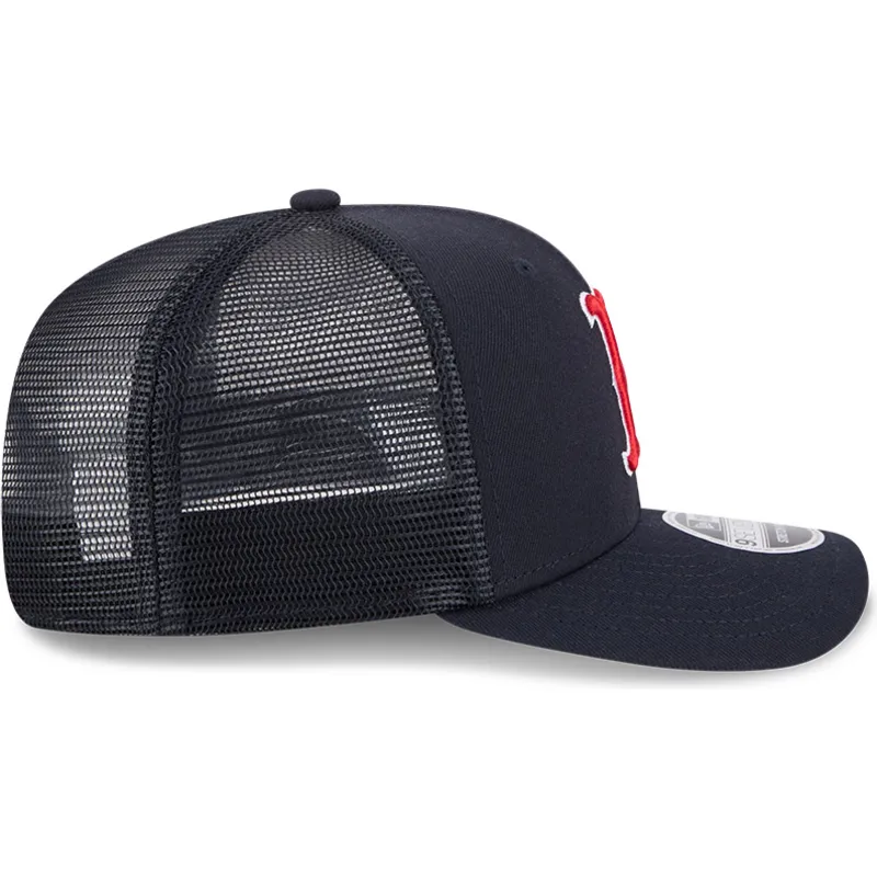 new-era-9seventy-stretch-snap-evergreen-boston-red-sox-mlb-navy-blue-trucker-hat