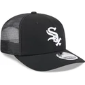 casquette-trucker-noire-9seventy-stretch-snap-evergreen-chicago-white-sox-mlb-new-era