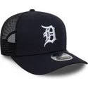 shapka-izvita-traker-tmnosin-snapbek-9seventy-stretch-snap-evergreen-na-detroit-tigers-mlb-ot-new-era