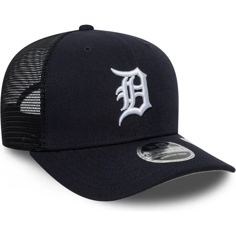 shapka-izvita-traker-tmnosin-snapbek-9seventy-stretch-snap-evergreen-na-detroit-tigers-mlb-ot-new-era