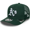 gorra-trucker-verde-9seventy-stretch-snap-evergreen-de-oakland-athletics-mlb-de-new-era