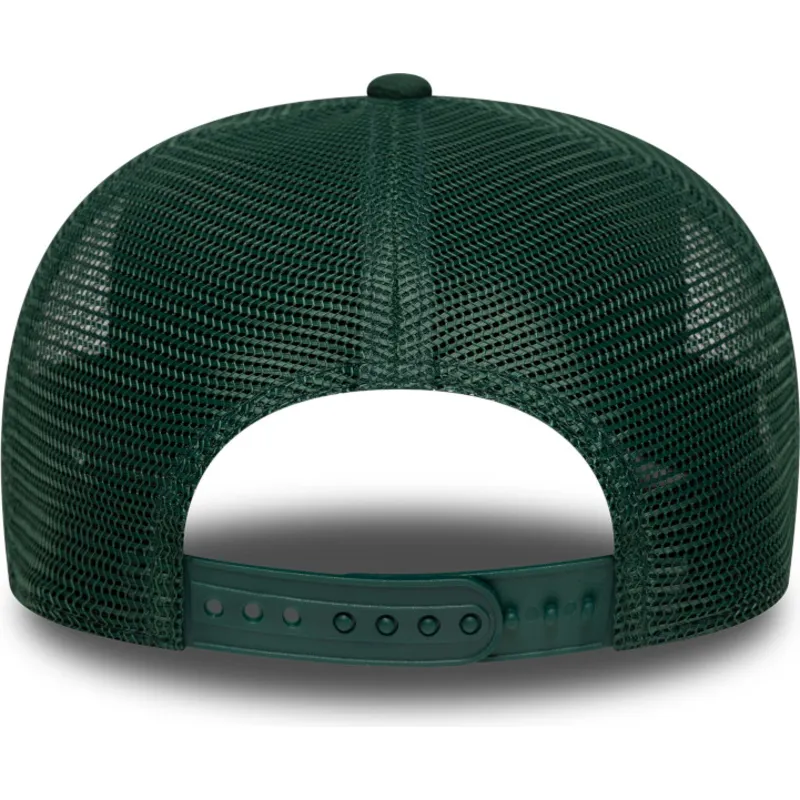 shapka-izvita-zelena-snapbek-9seventy-stretch-snap-evergreen-na-oakland-athletics-mlb-ot-new-era