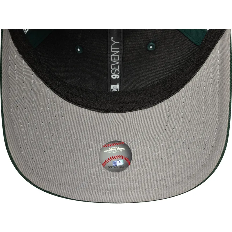 casquette-trucker-verte-9seventy-stretch-snap-evergreen-oakland-athletics-mlb-new-era