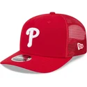 shapka-izvita-traker-chervena-snapbek-9seventy-stretch-snap-evergreen-na-philadelphia-phillies-mlb-ot-new-era