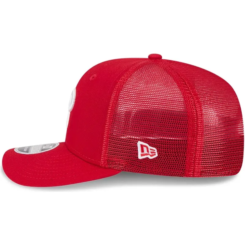 casquette-trucker-rouge-9seventy-stretch-snap-evergreen-philadelphia-phillies-mlb-new-era