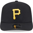 shapka-izvita-traker-cherna-snapbek-9seventy-stretch-snap-evergreen-na-pittsburgh-pirates-mlb-ot-new-era