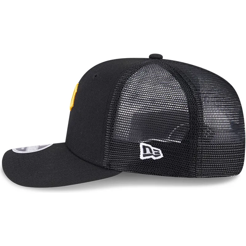 shapka-izvita-traker-cherna-snapbek-9seventy-stretch-snap-evergreen-na-pittsburgh-pirates-mlb-ot-new-era