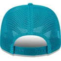 casquette-trucker-bleue-9seventy-stretch-snap-evergreen-helmet-miami-dolphins-nfl-new-era