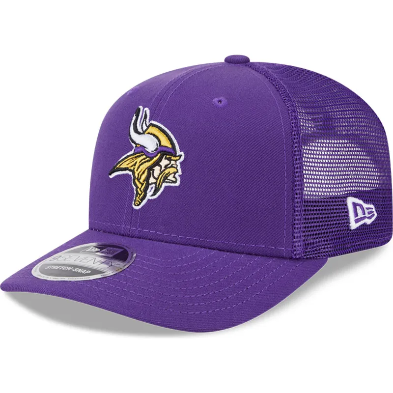 gorra-trucker-violeta-9seventy-stretch-snap-evergreen-de-minnesota-vikings-nfl-de-new-era