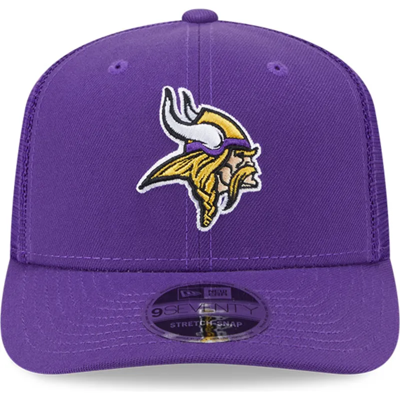 violet-9seventy-stretch-snap-evergreen-trucker-kasket-fra-minnesota-vikings-nfl-af-new-era