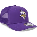 violet-9seventy-stretch-snap-evergreen-trucker-kasket-fra-minnesota-vikings-nfl-af-new-era