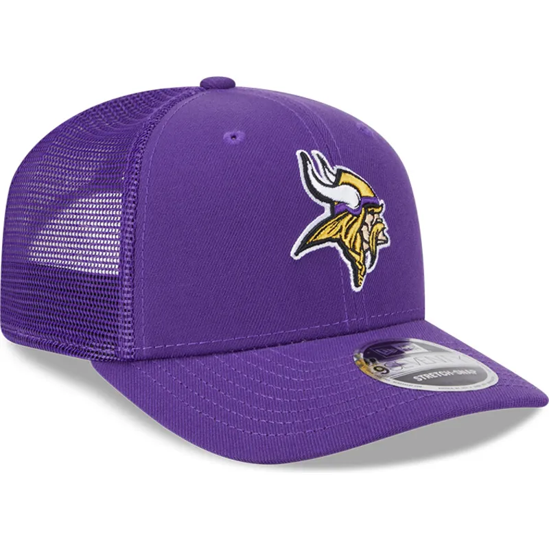 violet-9seventy-stretch-snap-evergreen-trucker-kasket-fra-minnesota-vikings-nfl-af-new-era