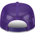 casquette-trucker-violette-9seventy-stretch-snap-evergreen-minnesota-vikings-nfl-new-era