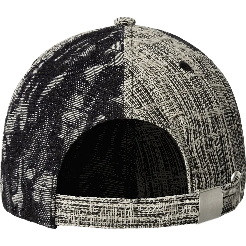 schwarze-verstellbare-curved-cap-denim-mashup-black-topstitch-von-kangol