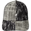 kangol-curved-brim-denim-mashup-black-topstitch-adjustable-cap