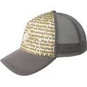 gra-trucker-kasket-fine-print-fra-kangol