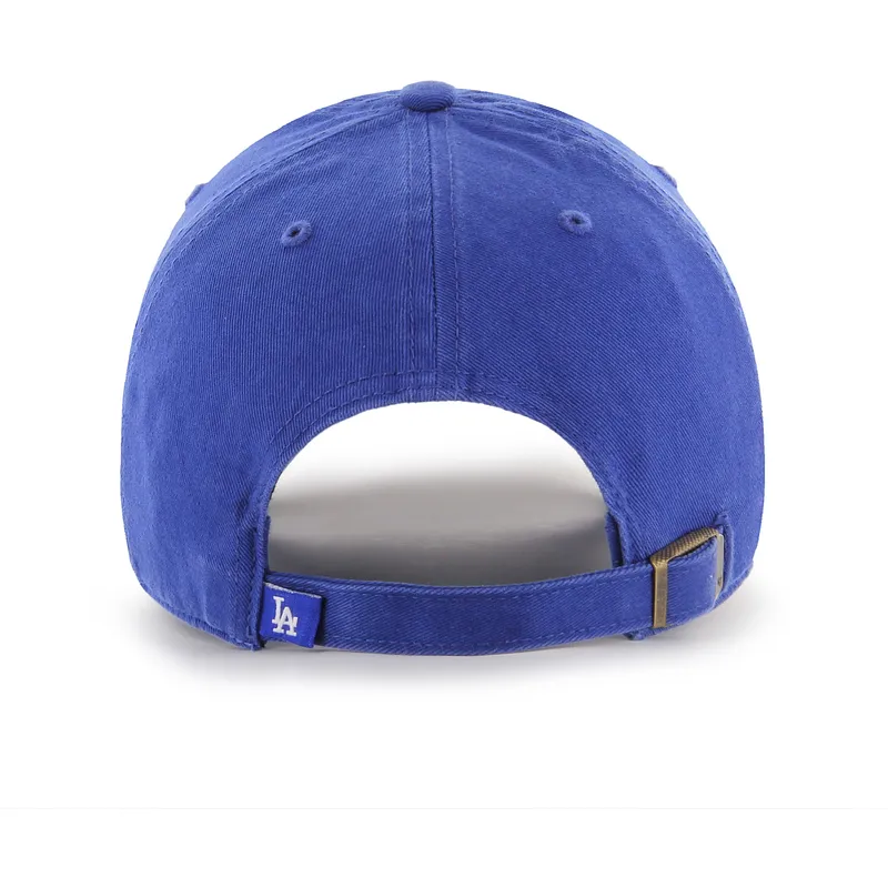 casquette-courbee-bleue-los-angeles-dodgers-mlb-clean-up-47-brand