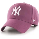 shapka-izvita-chervena-snapbek-mvp-na-new-york-yankees-mlb-ot-47-brand