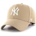 casquette-courbee-khaki-ajustable-mvp-new-york-yankees-mlb-47-brand