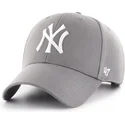 47-brand-shapka-s-izvita-kozirka-mvp-new-york-yankees-mlb-tmno-siva-snapback