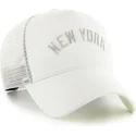 shapka-izvita-bezhov-snapbek-offside-dt-soft-glow-script-na-new-york-yankees-mlb-ot-47-brand