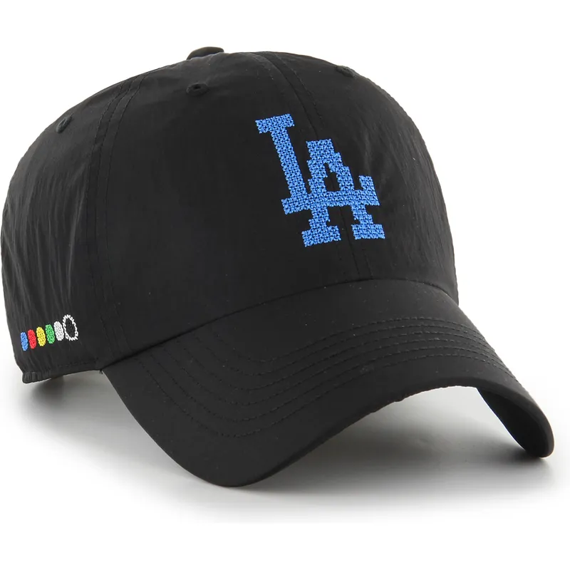 shapka-izvita-cherna-reguliruem-clean-up-eight-bit-hero-na-los-angeles-dodgers-mlb-ot-47-brand