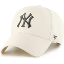 shapka-izvita-bezhov-snapbek-mvp-na-new-york-yankees-mlb-ot-47-brand
