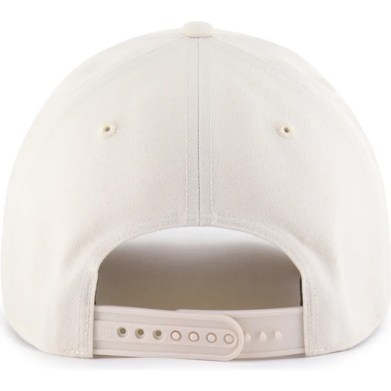 shapka-izvita-bezhov-snapbek-marron-mvp-ballpark-na-new-york-yankees-mlb-ot-47-brand