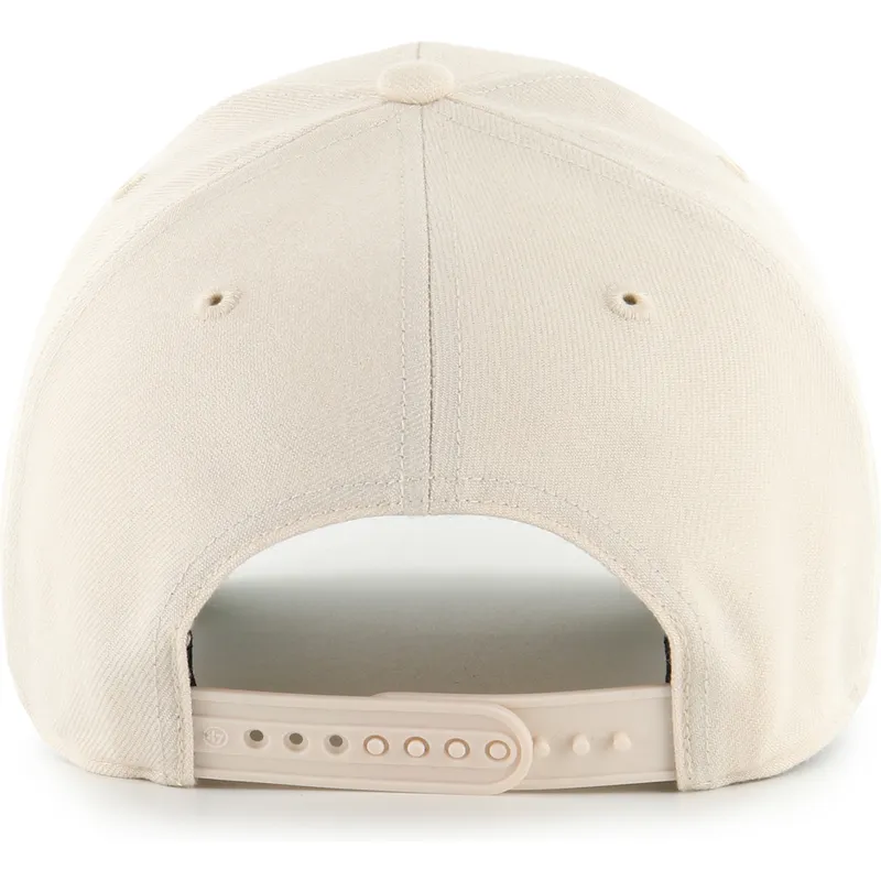 shapka-izvita-bezhov-snapbek-mvp-ballpark-na-new-york-yankees-mlb-ot-47-brand