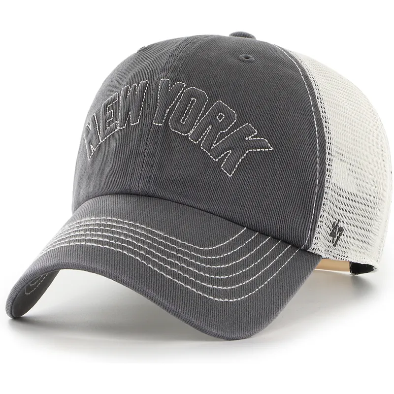 trucker-clean-up-trailer-script-mesh-new-york-yankees-mlb-47-brand