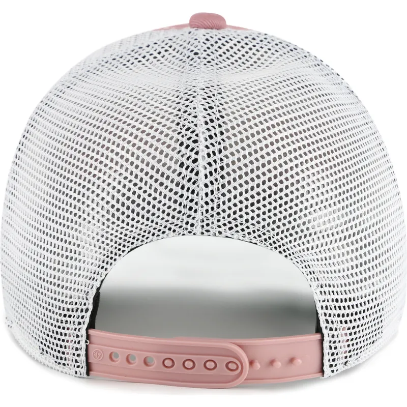 trucker-cap-rosa-clean-up-trawler-von-new-york-yankees-mlb-von-47-brand