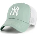 grune-trucker-kappe-clean-up-trawler-der-new-york-yankees-mlb-von-47-brand
