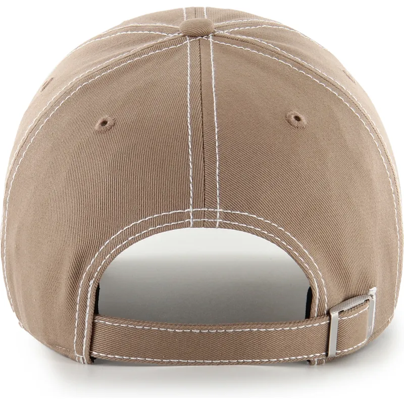 shapka-izvita-kafyav-reguliruema-clean-up-contrast-stitch-na-new-york-yankees-mlb-ot-47-brand
