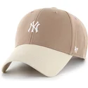 shapka-izvita-kafyav-reguliruema-mvp-base-runner-two-tone-legend-na-new-york-yankees-mlb-ot-47-brand