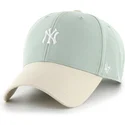 shapka-izvita-zelena-reguliruem-mvp-base-runner-two-tone-legend-na-new-york-yankees-mlb-ot-47-brand