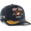 casquette-courbee-bleue-marine-snapback-hitch-keepsake-new-york-yankees-mlb-47-brand